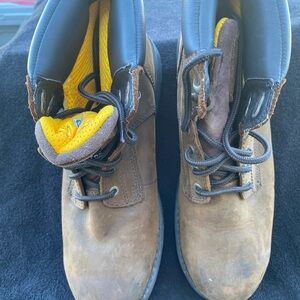 New Men’s CAT steel toe size 12 Brown Leather Work Boots